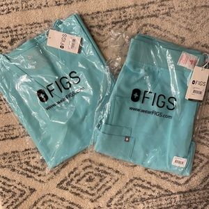 Fig Casma top and Kade bottom- fresh aqua